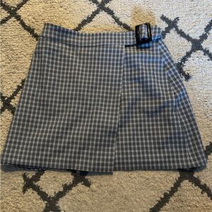 Blue Plaid Gray Aritzia Sunday Best Women's Skirt